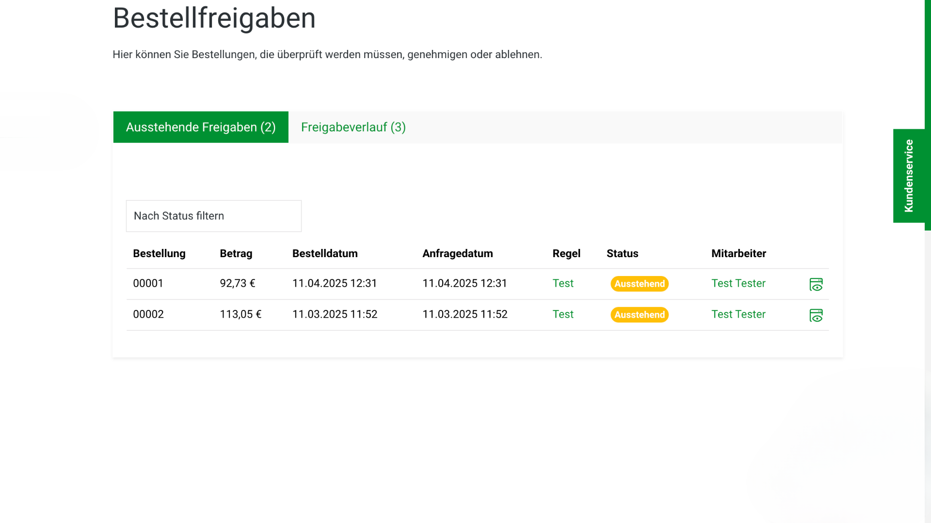 bestellgenehmigungen