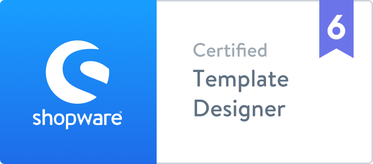 Shopware 6 Certified Template Designer | AGIQON Shopware Agentur