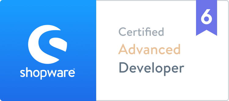 Shopware 6 Certified Advanced Developer | Agiqon