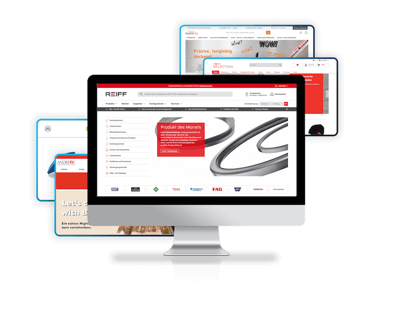 Referenzen für Shopware 6 B2B Projekte